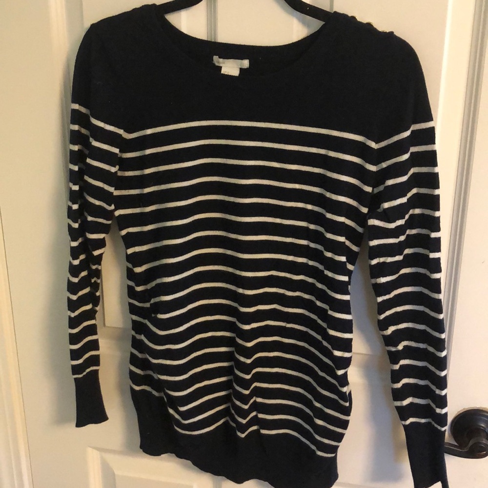 H&M Matenity striped Breton sweater
